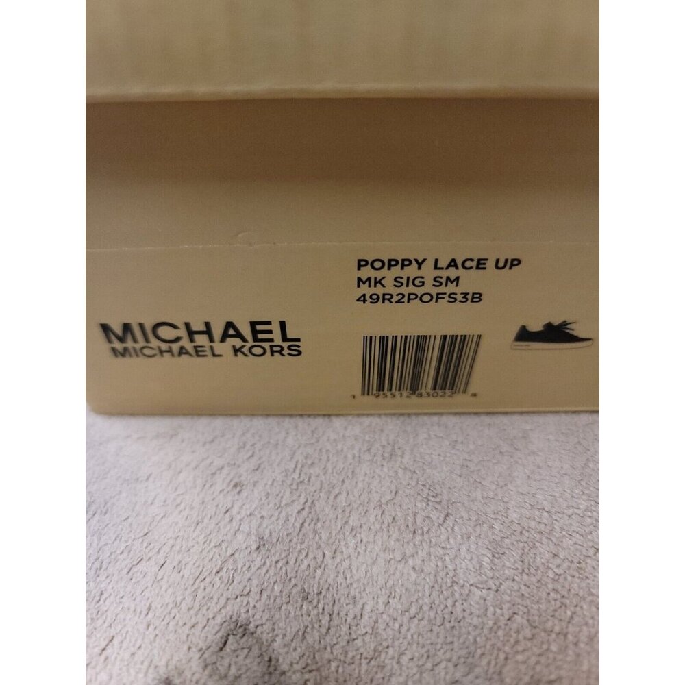 MICHAEL KORS Poppy Brown  LAGOON Logo Sneakers Size 6. 5 MSRP $165.00 - Picture 7 of 11